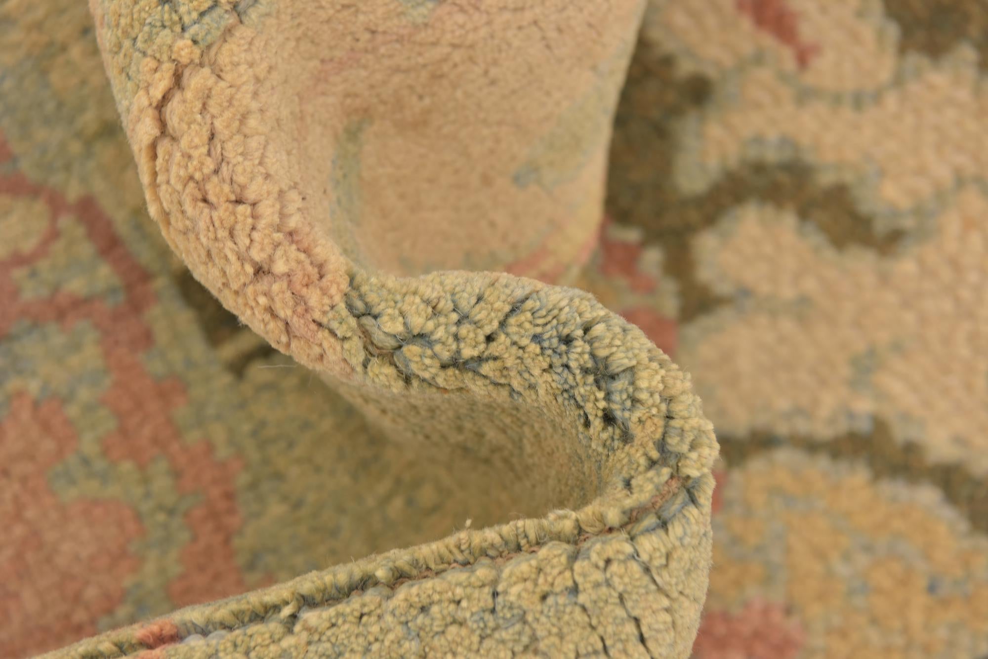 6' 5 x 9' 10 Hand Knotted Oushak Wool Rug