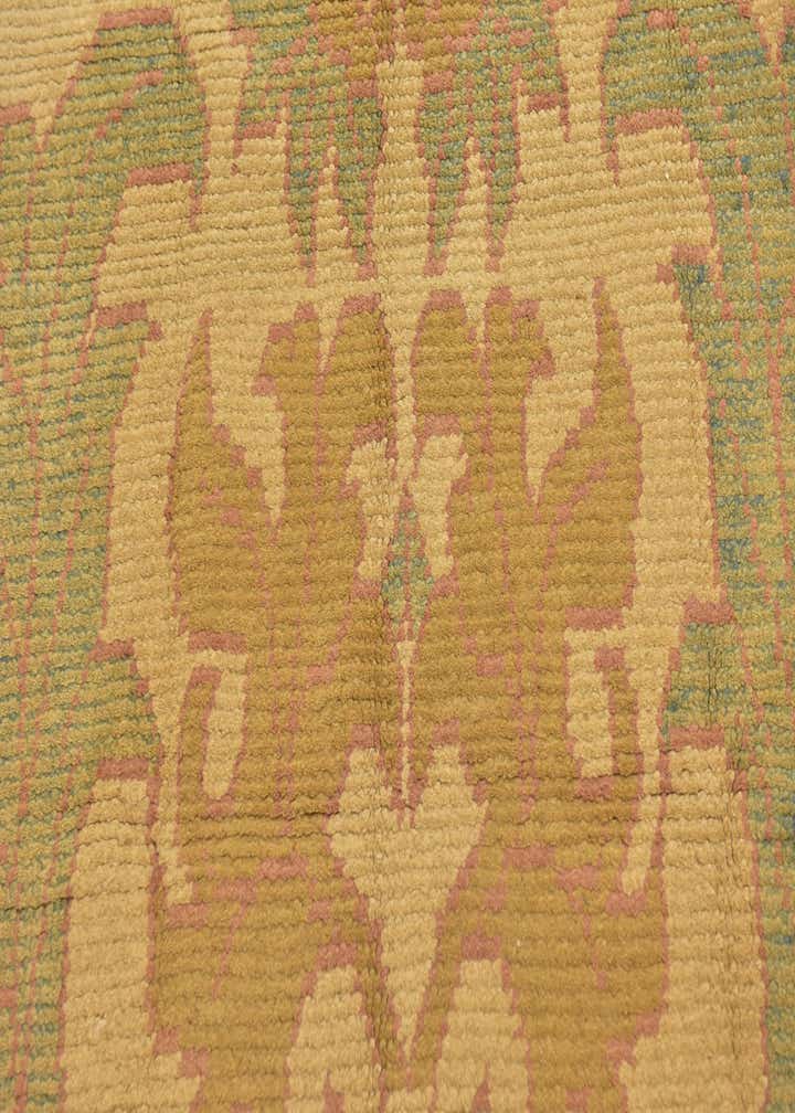 4' 4 x 6' 5 Hand Knotted Oushak Wool Rug