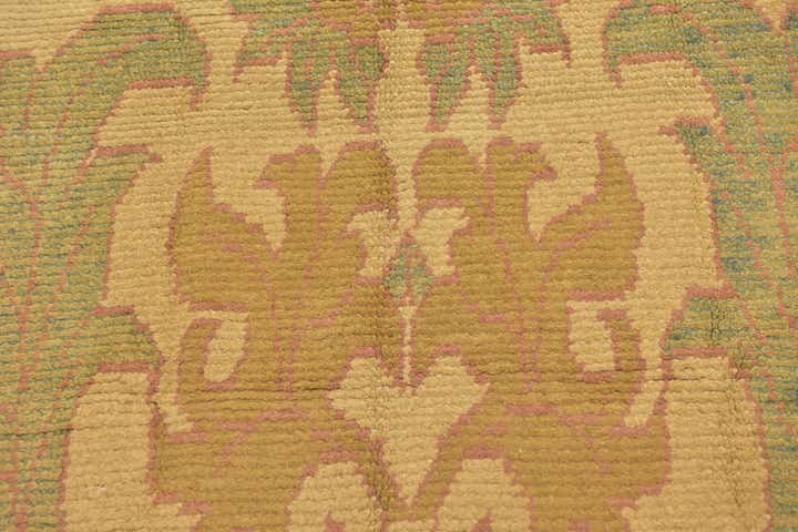 4' 4 x 6' 5 Hand Knotted Oushak Wool Rug