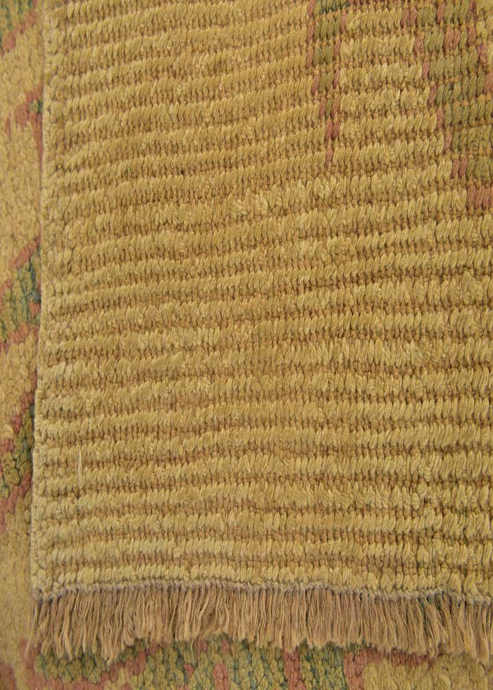 4' 4 x 6' 5 Hand Knotted Oushak Wool Rug