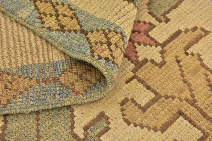 7' 9 x 12' Hand Knotted Oushak Wool Rug