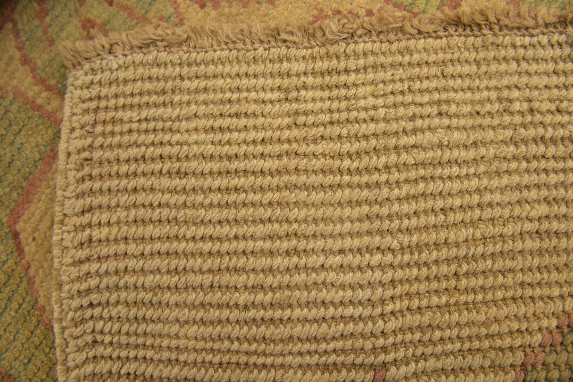 4' 2 x 7' Hand Knotted Oushak Wool Rug