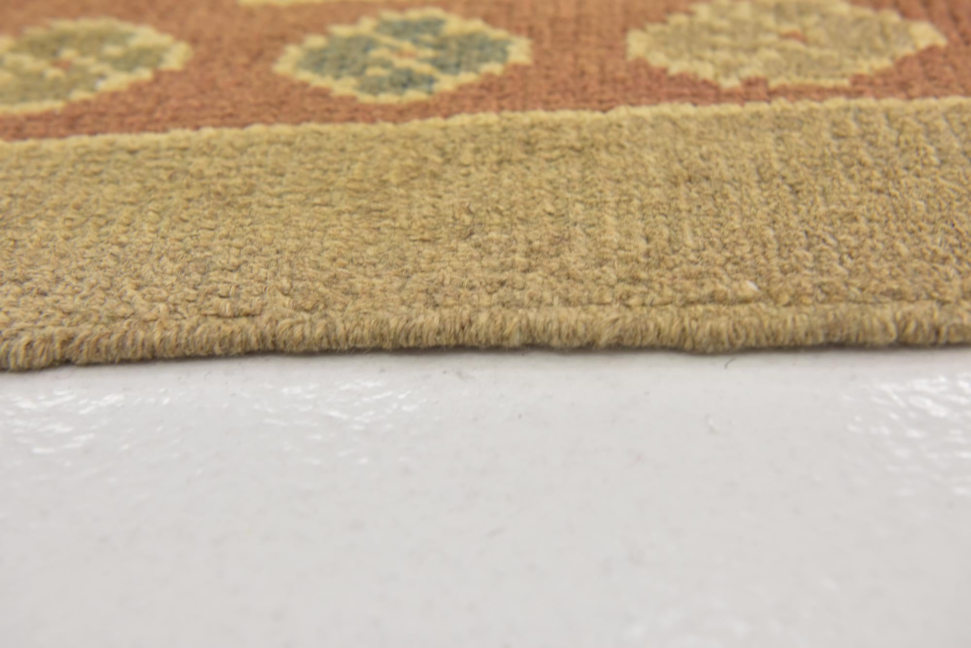 9' 6 x 13' Hand Knotted Oushak Wool Rug