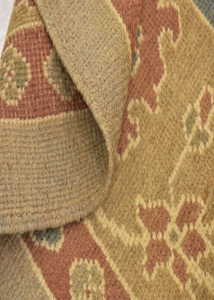 9' 6 x 13' Hand Knotted Oushak Wool Rug