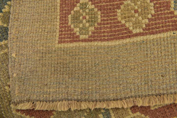 9' 6 x 13' Hand Knotted Oushak Wool Rug