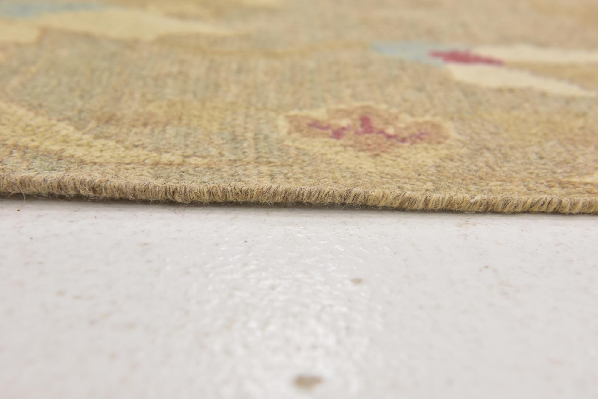 3' 6 x 5' 2 Hand Knotted Oushak Wool Rug
