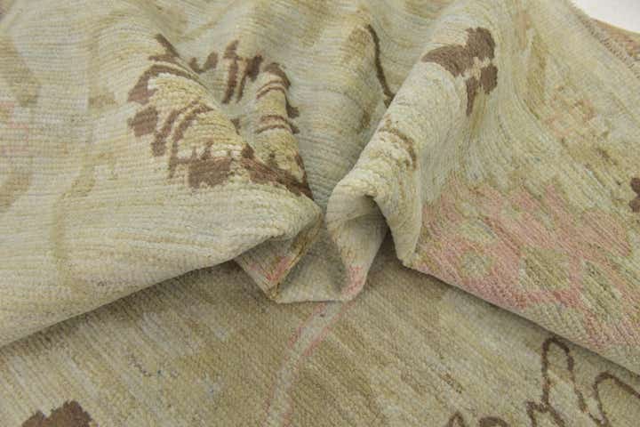 11' x 15' 7 Hand Knotted Oushak Wool Rug