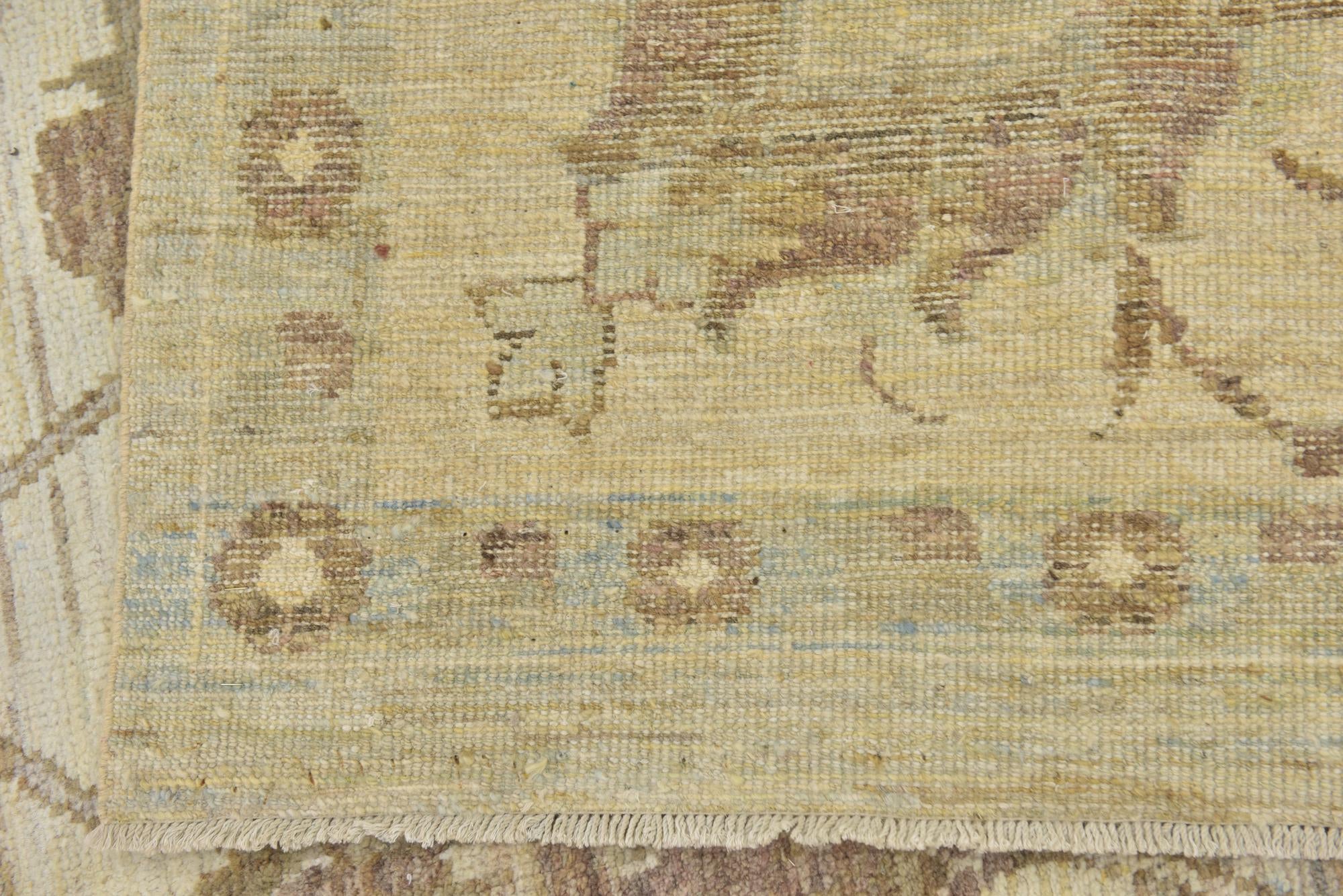11' 5 x 16' 2 Hand Knotted Oushak Wool Rug