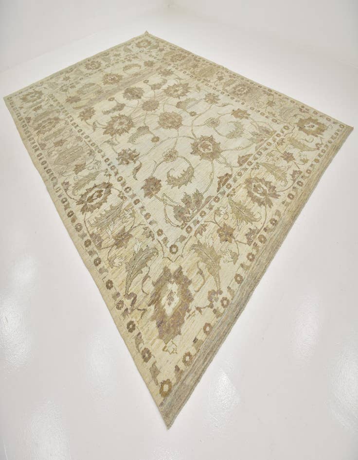 Detail image of 11' 5 x 16' 2 Hand Knotted Oushak Wool Rug