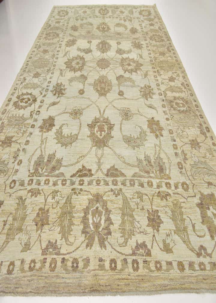 11' 5 x 16' 2 Hand Knotted Oushak Wool Rug