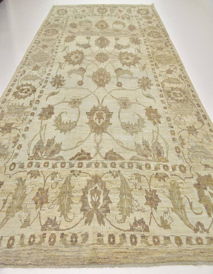 Detail image of 11' 5 x 16' 2 Hand Knotted Oushak Wool Rug