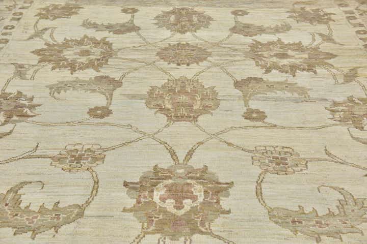 11' 5 x 16' 2 Hand Knotted Oushak Wool Rug