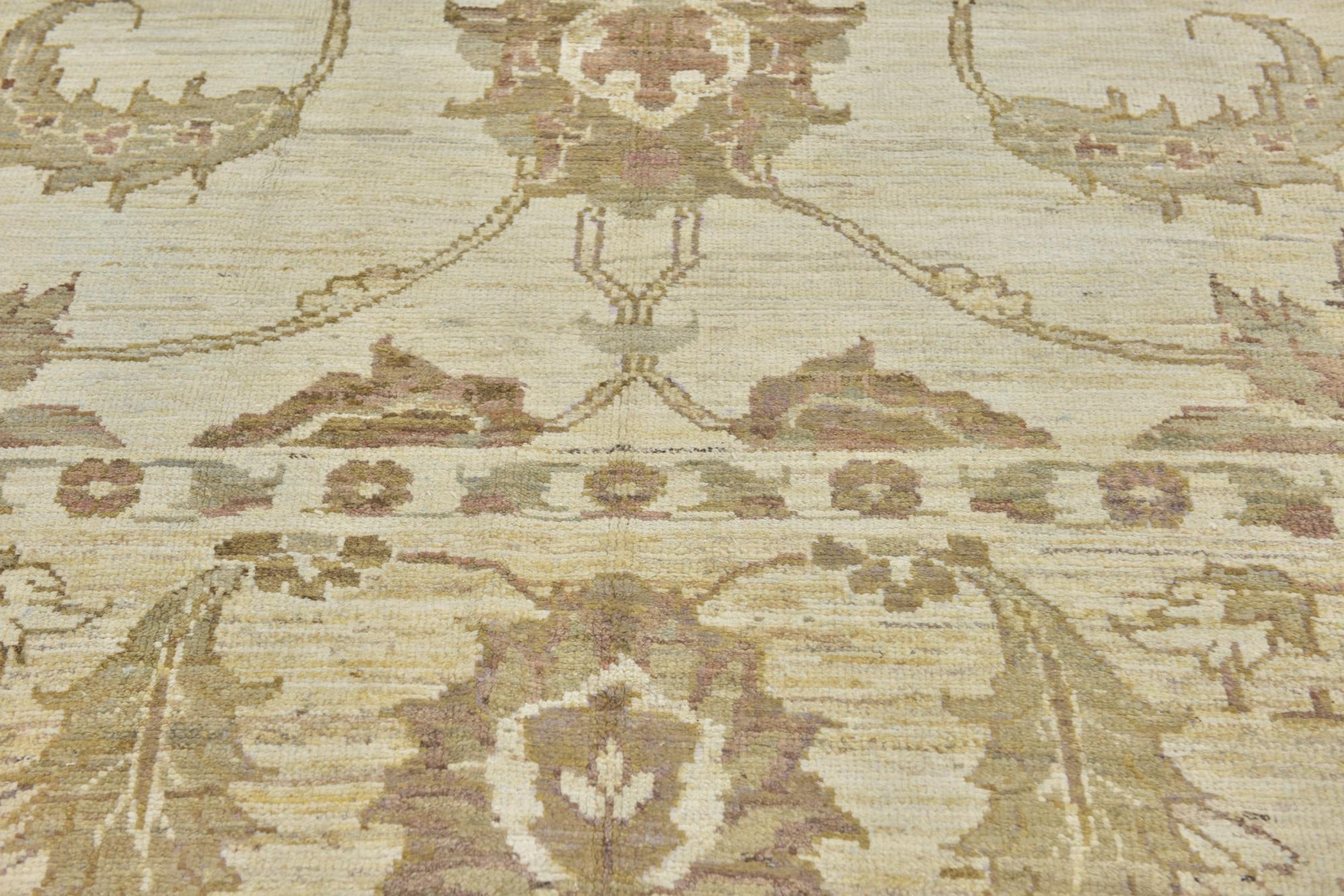 11' 5 x 16' 2 Hand Knotted Oushak Wool Rug