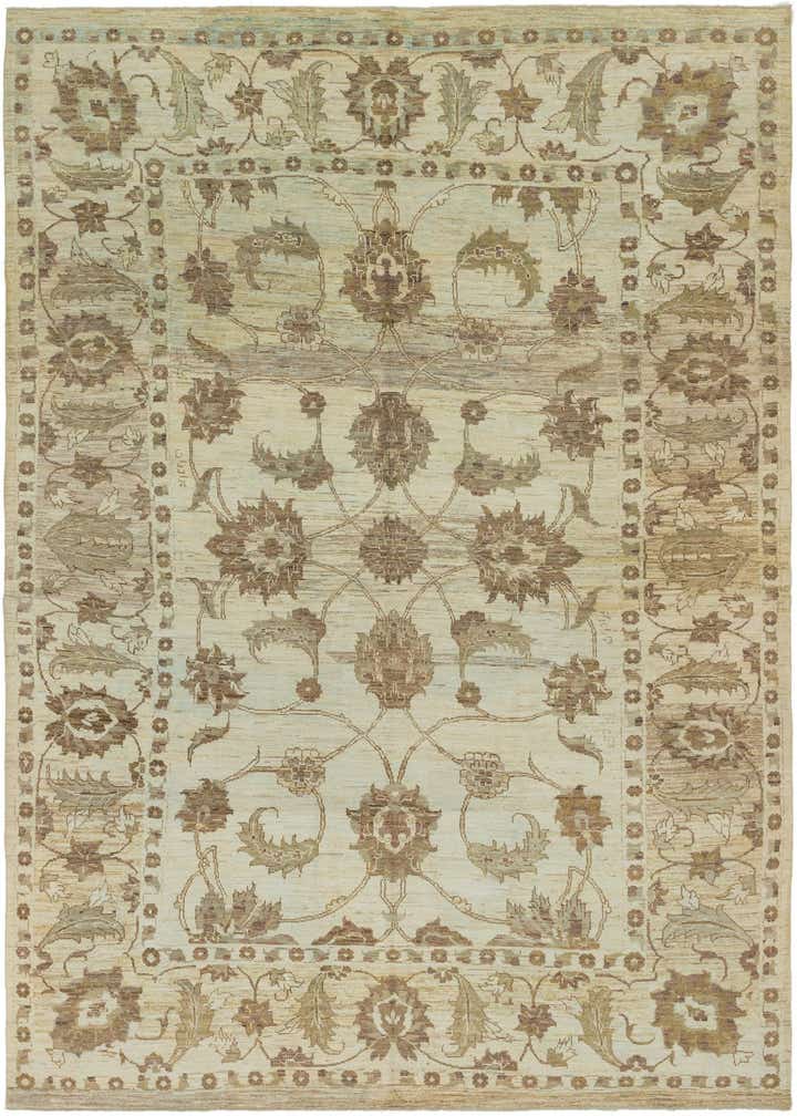 11' 5 x 16' 2 Hand Knotted Oushak Wool Rug