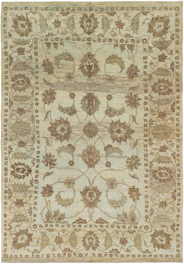 11' 5 x 16' 2 Hand Knotted Oushak Wool Rug