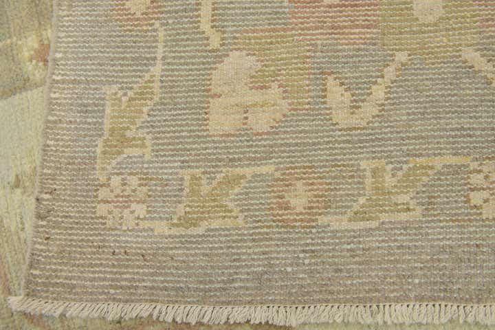 11' 7 x 15' 9 Hand Knotted Oushak Wool Rug