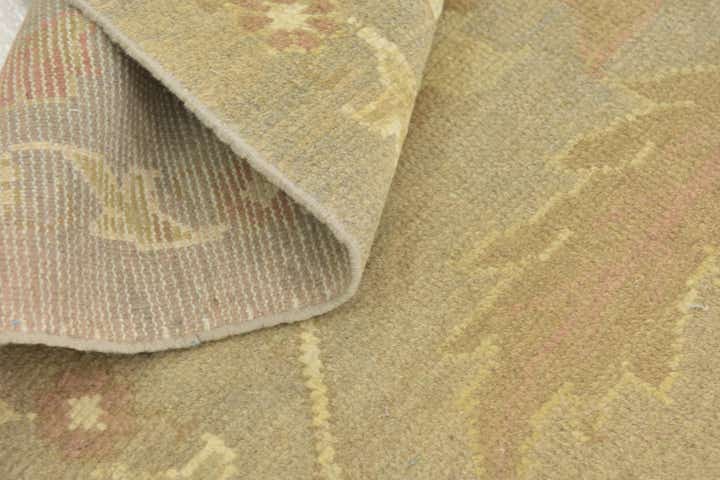 11' 7 x 15' 9 Hand Knotted Oushak Wool Rug