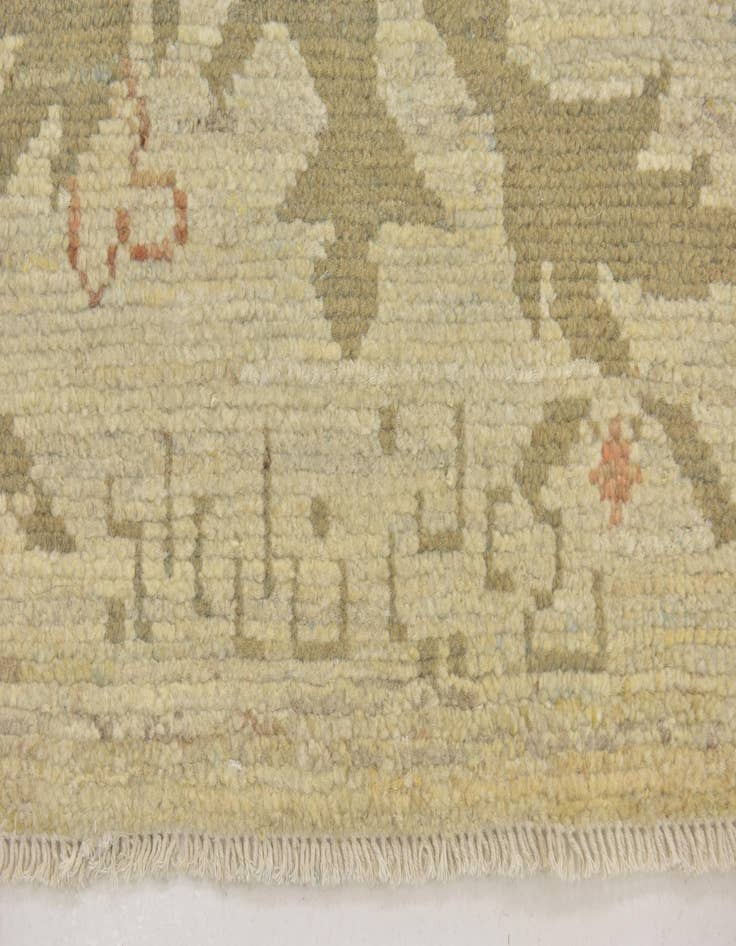Detail image of 12' x 15' 10  Hand Knotted Oushak Wool Rug