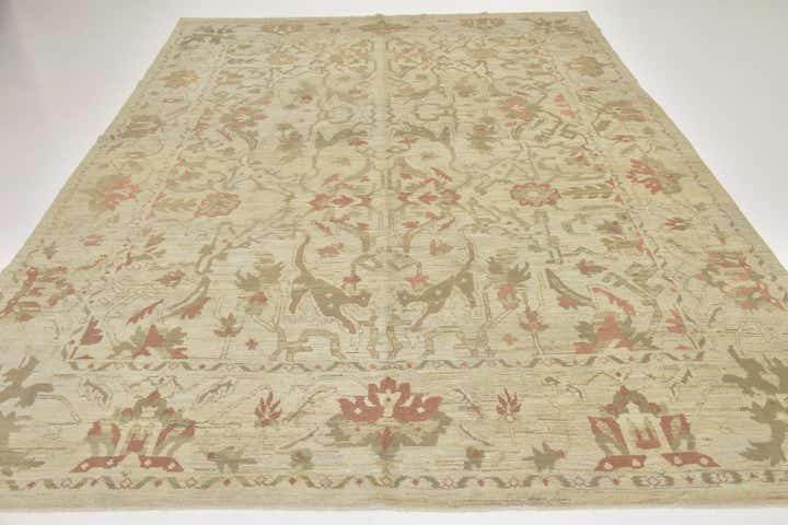 12' x 15' 10 Hand Knotted Oushak Wool Rug