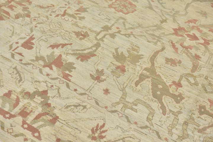 12' x 15' 10 Hand Knotted Oushak Wool Rug