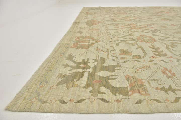12' x 15' 10 Hand Knotted Oushak Wool Rug