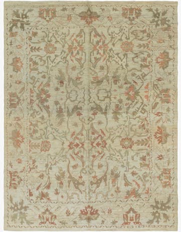 12' x 15' 10 Hand Knotted Oushak Wool Rug
