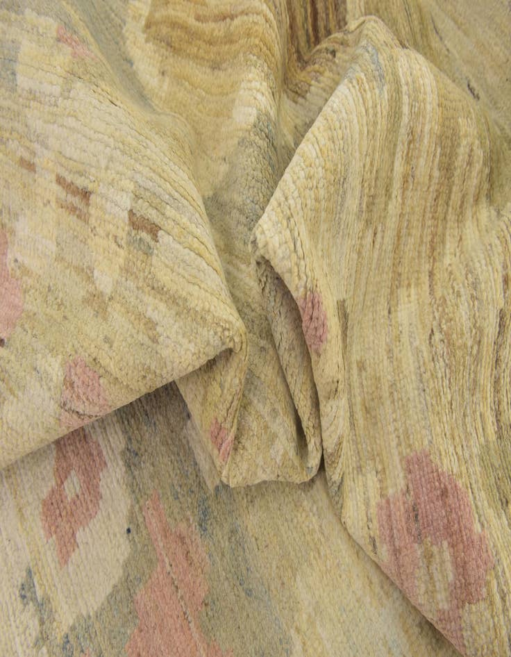 Detail image of 10' 9 x 15' 4  Hand Knotted Oushak Wool Rug