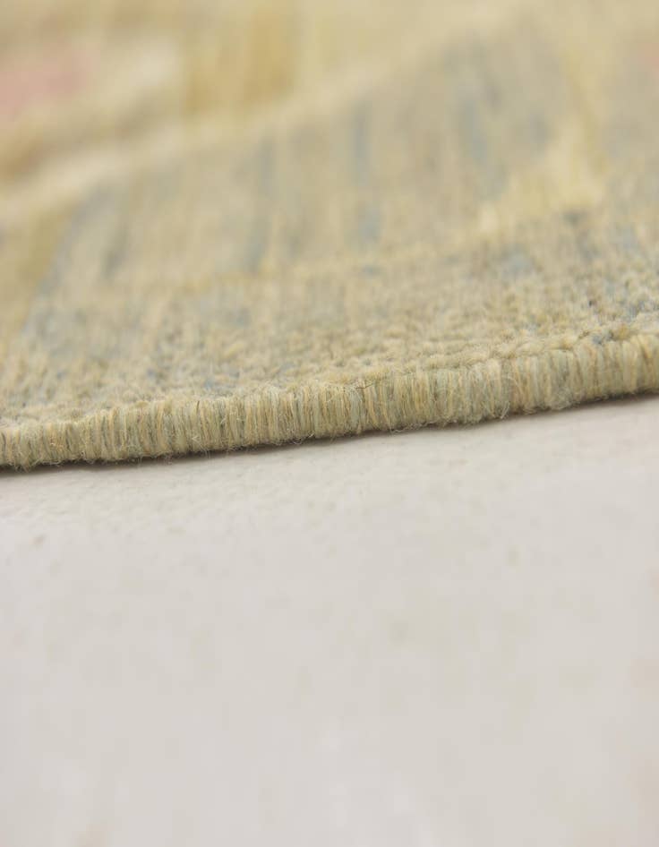 Detail image of 10' 9 x 15' 4  Hand Knotted Oushak Wool Rug