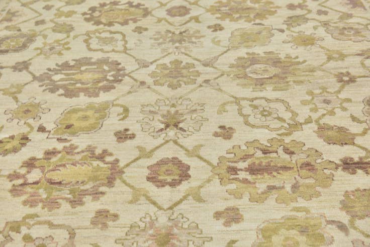 Detail image of 11' x 16' 8 Hand Knotted Oushak Wool Rug