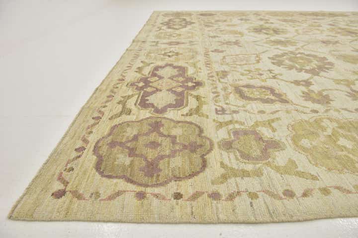 11' x 16' 8 Hand Knotted Oushak Wool Rug