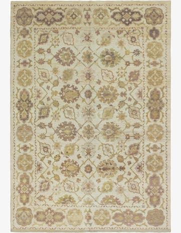 11' x 16' 8 Hand Knotted Oushak Wool Rug