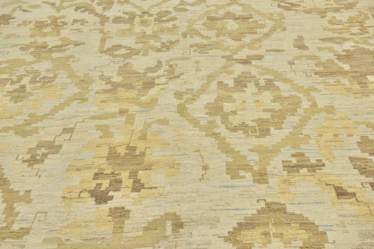 Detail image of 12' 2 x 15' 6 Hand Knotted Oushak Wool Rug