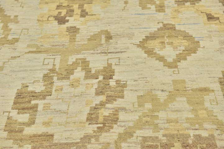 12' 2 x 15' 6 Hand Knotted Oushak Wool Rug