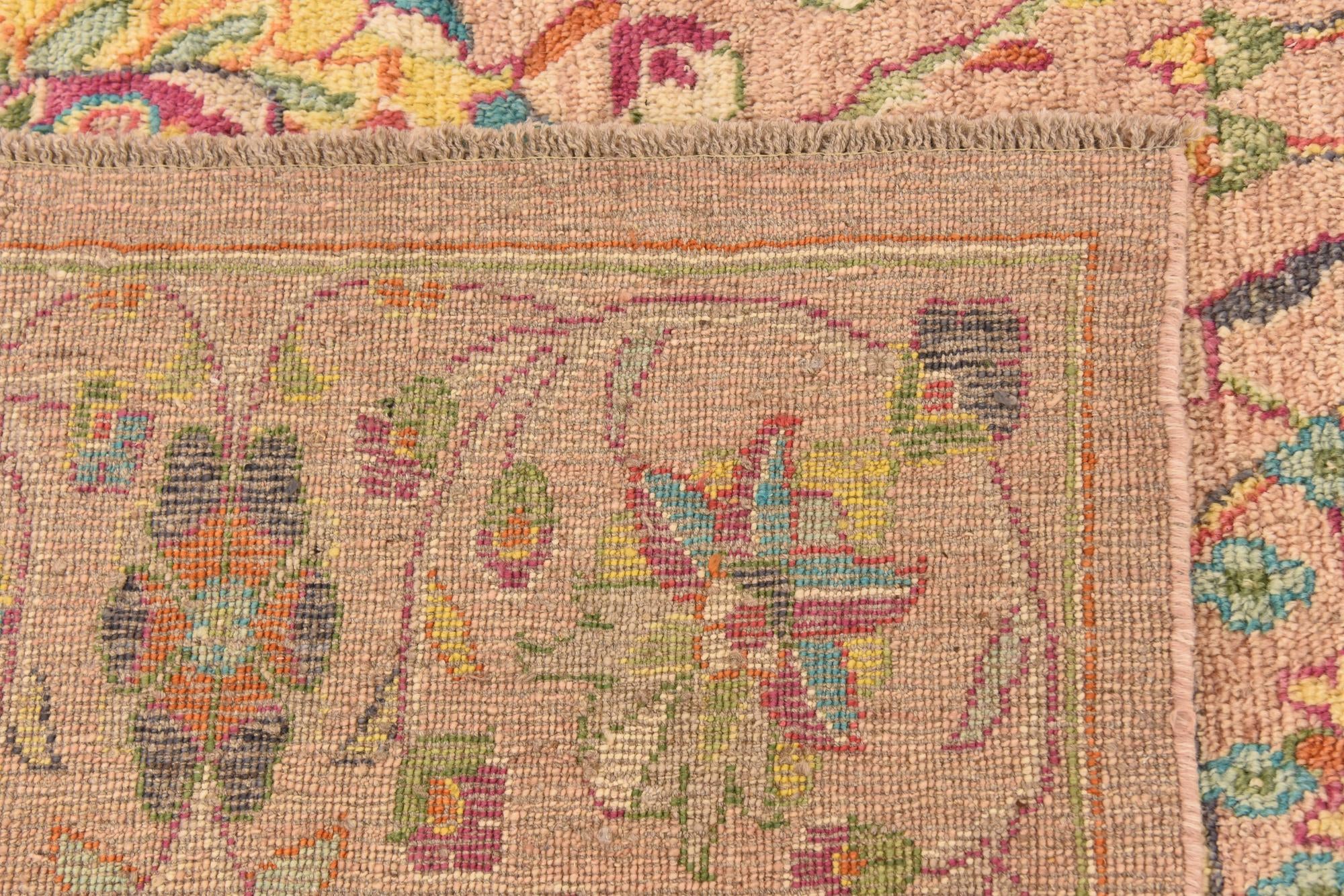 10' x 13' 5 Hand Knotted Oushak Wool Rug