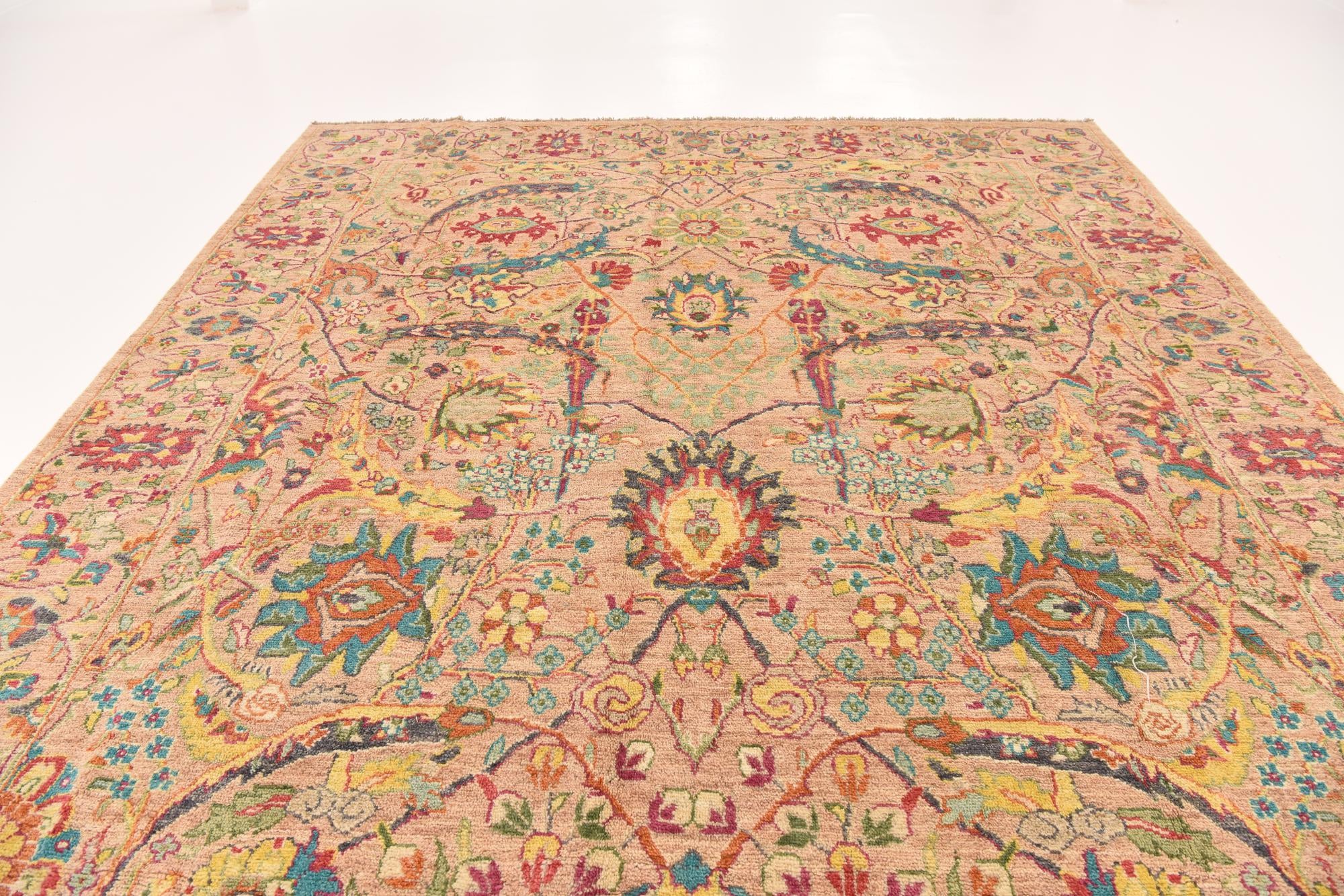 10' x 13' 5 Hand Knotted Oushak Wool Rug