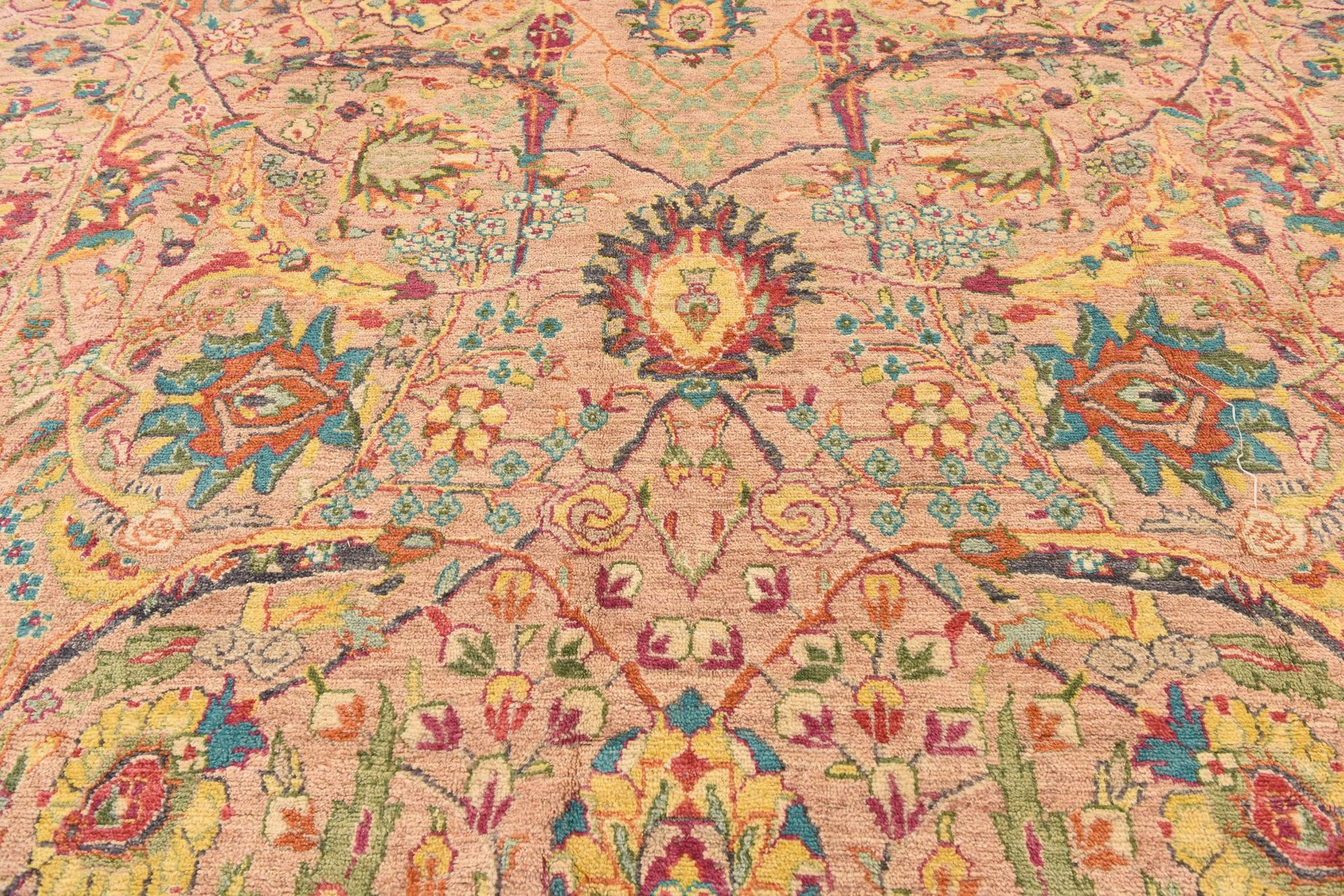 10' x 13' 5 Hand Knotted Oushak Wool Rug