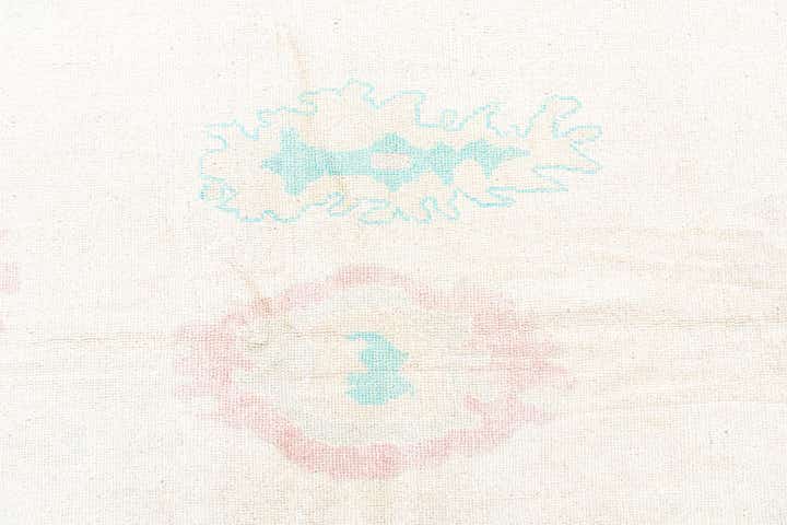 9' 9 x 13' 10 Hand Knotted Oushak Wool Rug