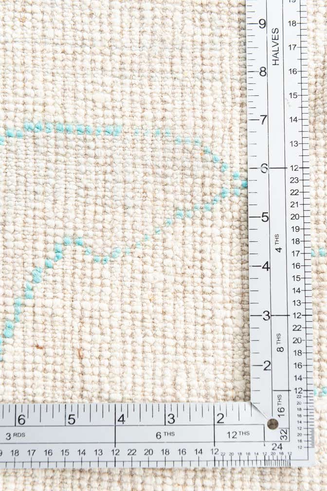 9' 9 x 13' 10 Hand Knotted Oushak Wool Rug