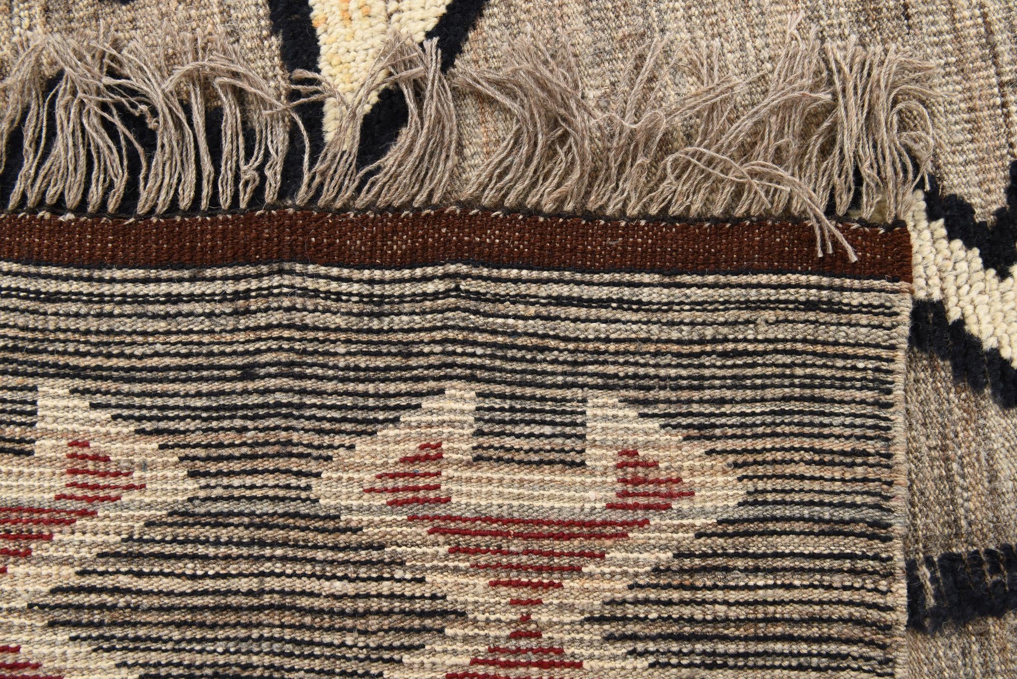 7' 9 x 10' 5 Hand Knotted Oushak Wool Rug