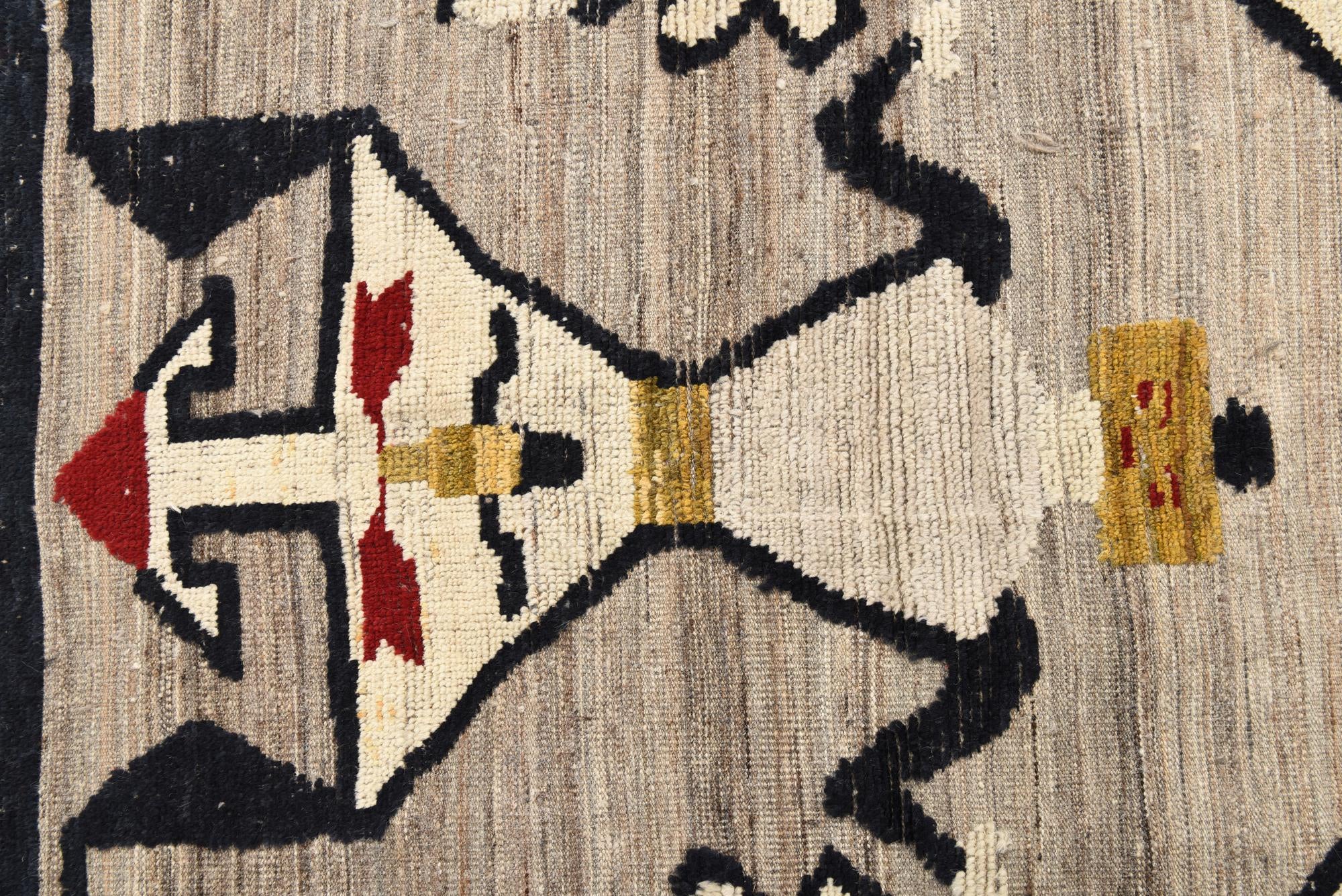 7' 9 x 10' 5 Hand Knotted Oushak Wool Rug