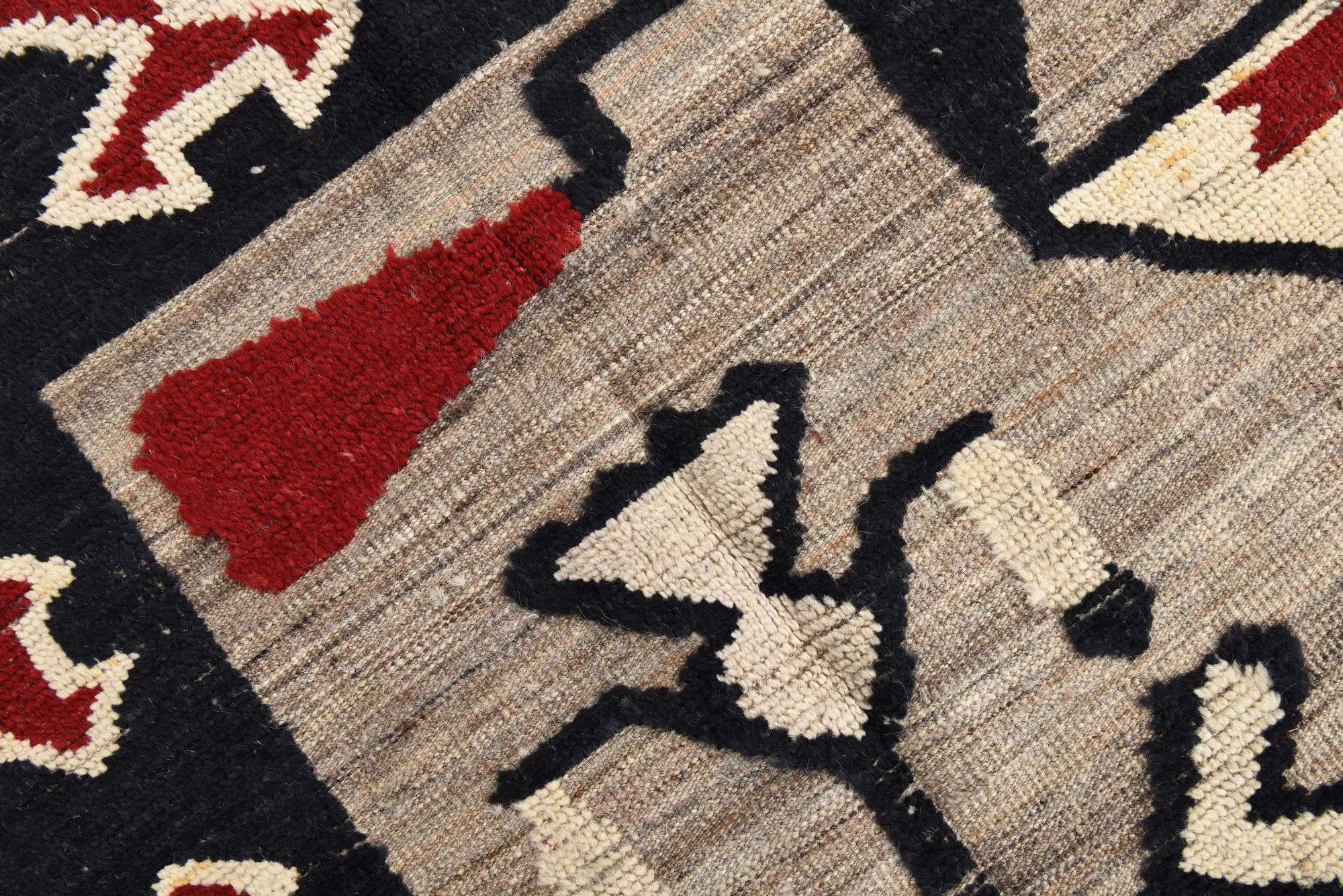 7' 9 x 10' 5 Hand Knotted Oushak Wool Rug