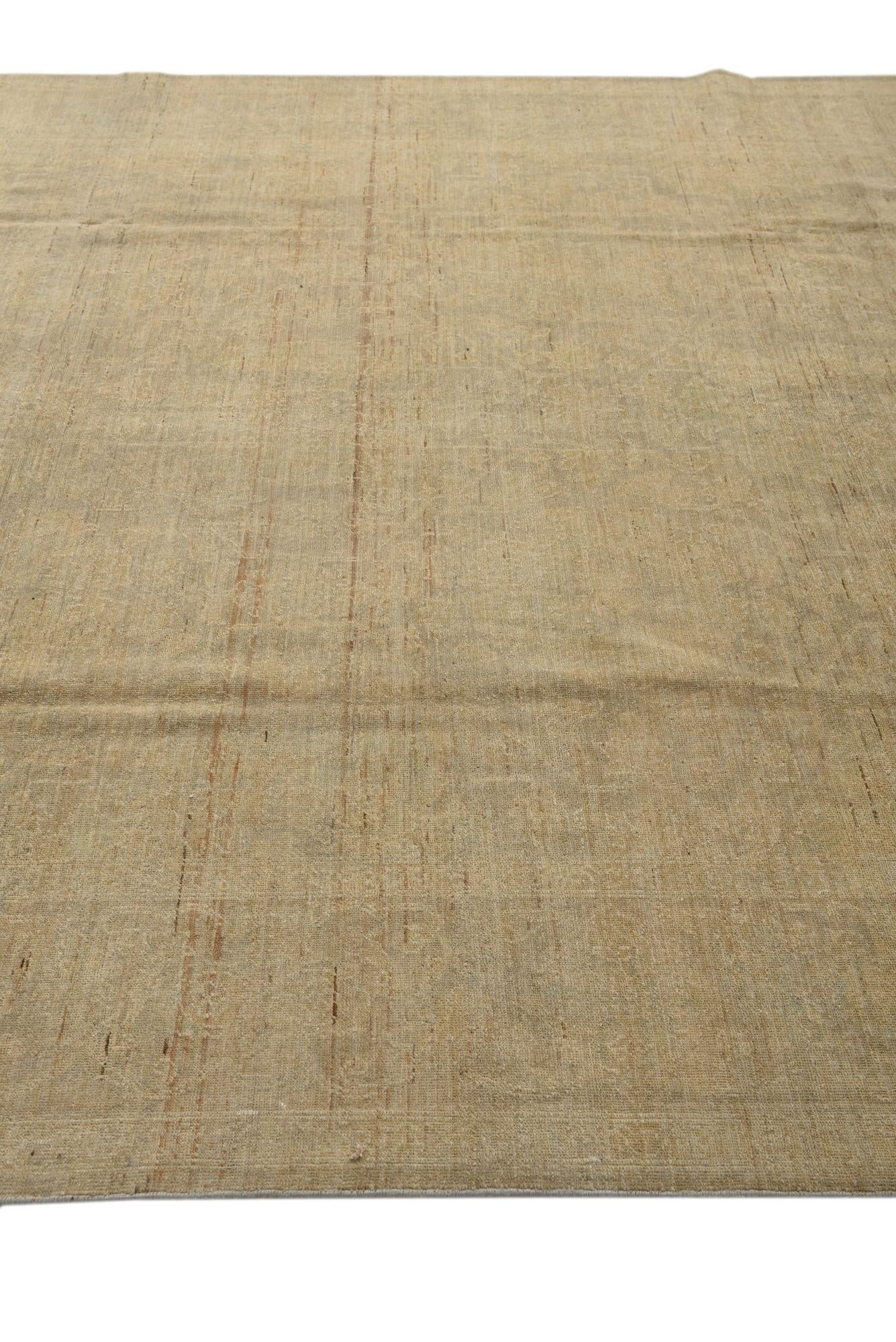 7' 10 x 10' 4 Hand Knotted Oushak Wool Rug