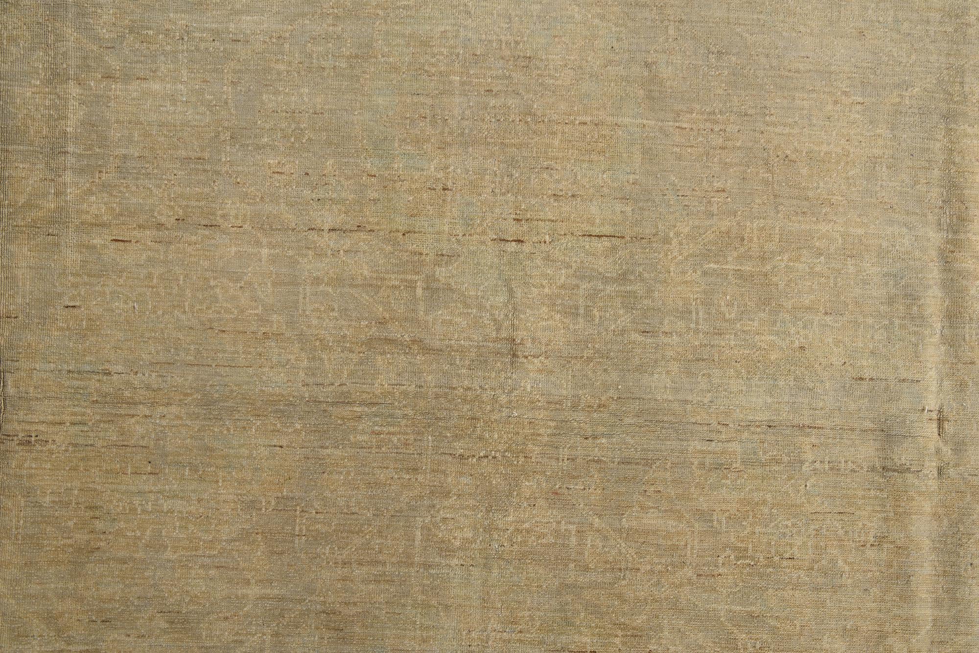 7' 10 x 10' 4 Hand Knotted Oushak Wool Rug