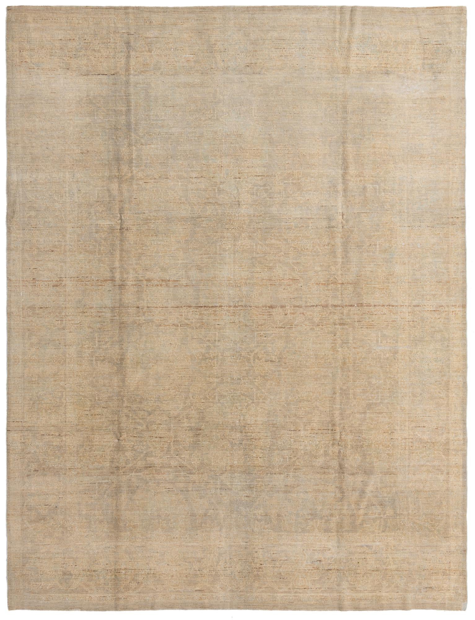 7' 10 x 10' 4 Hand Knotted Oushak Wool Rug