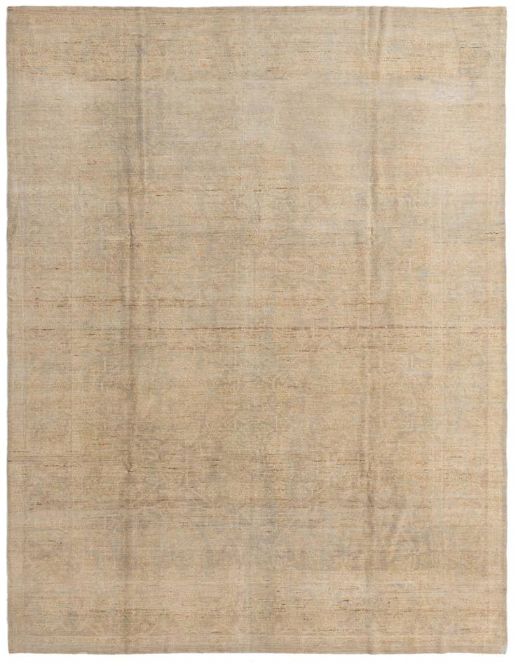 Detail image of 7' 10 x 10' 4 Hand Knotted Oushak Wool Rug