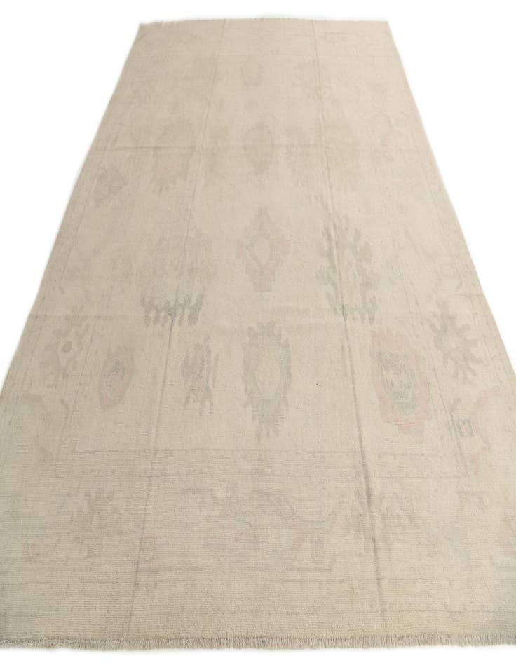 Detail image of 10' 5 x 13' 5  Hand Knotted Oushak Wool Rug