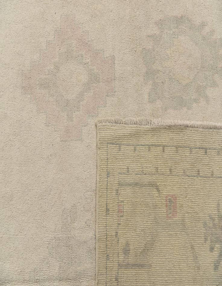Detail image of 10' 5 x 13' 5  Hand Knotted Oushak Wool Rug