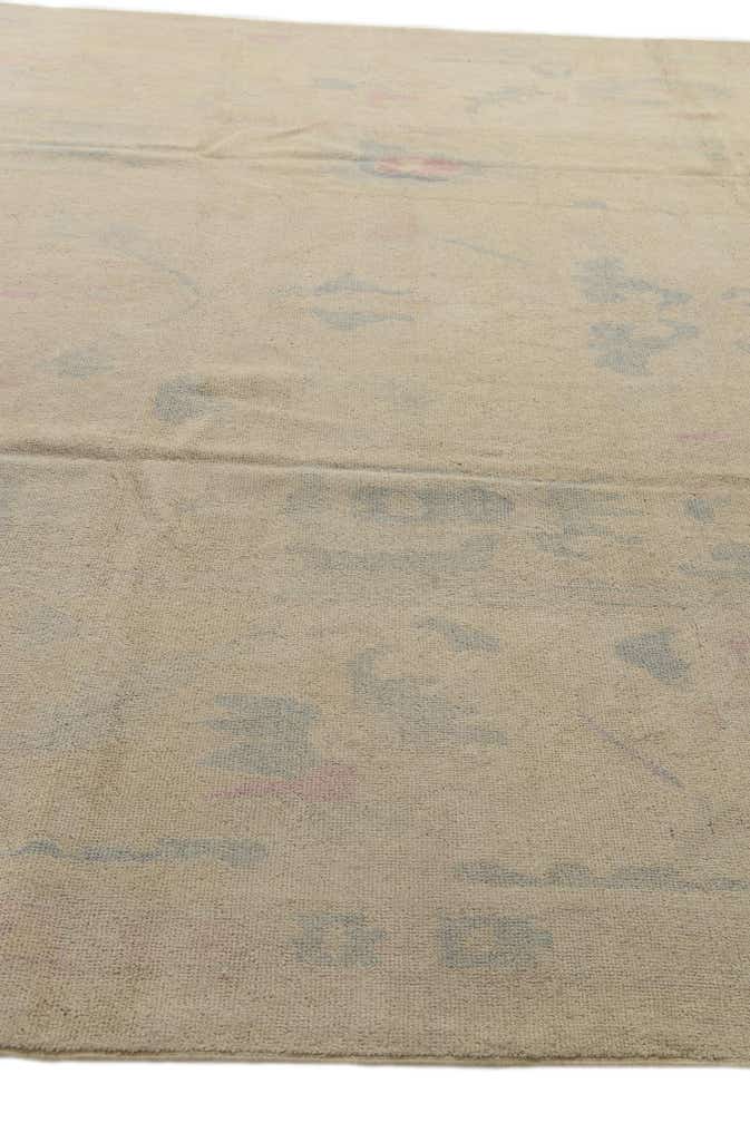 9' 9 x 14' Hand Knotted Oushak Wool Rug