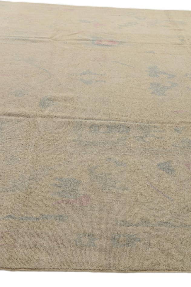 Detail image of 9' 9 x 14' Hand Knotted Oushak Wool Rug