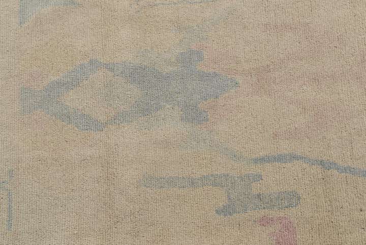 9' 9 x 14' Hand Knotted Oushak Wool Rug